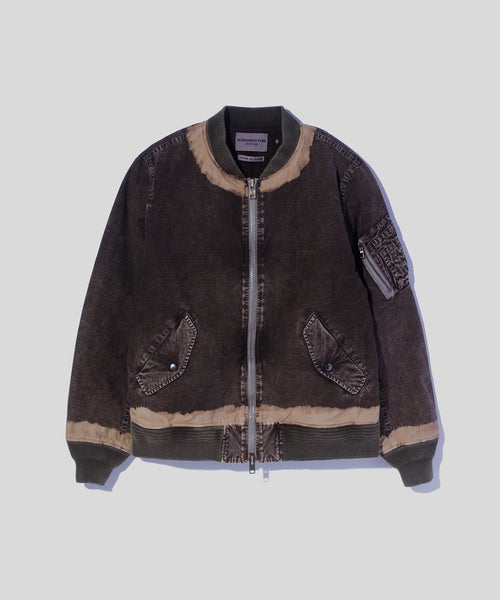 Hand Dye Flight Jacket – NOMARHYTHM TEXTILE