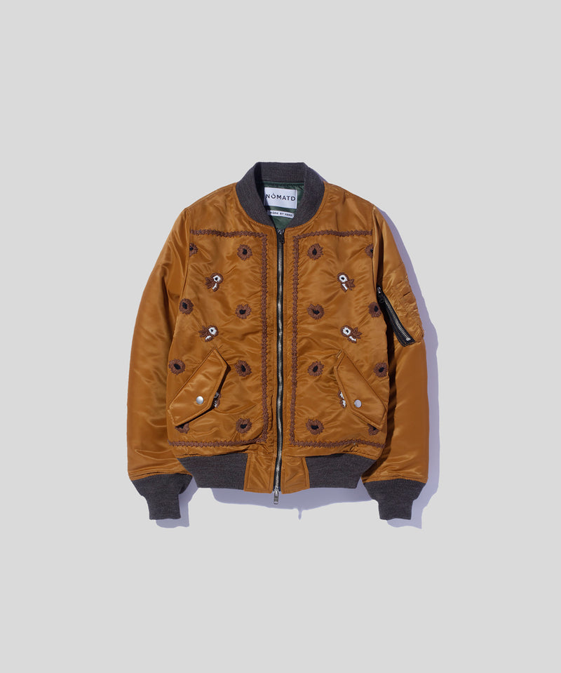 Bandana Hand Embroidery Flight Jacket