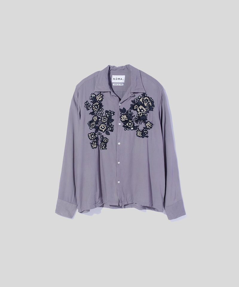 Floral Hand Embroidery Shirt