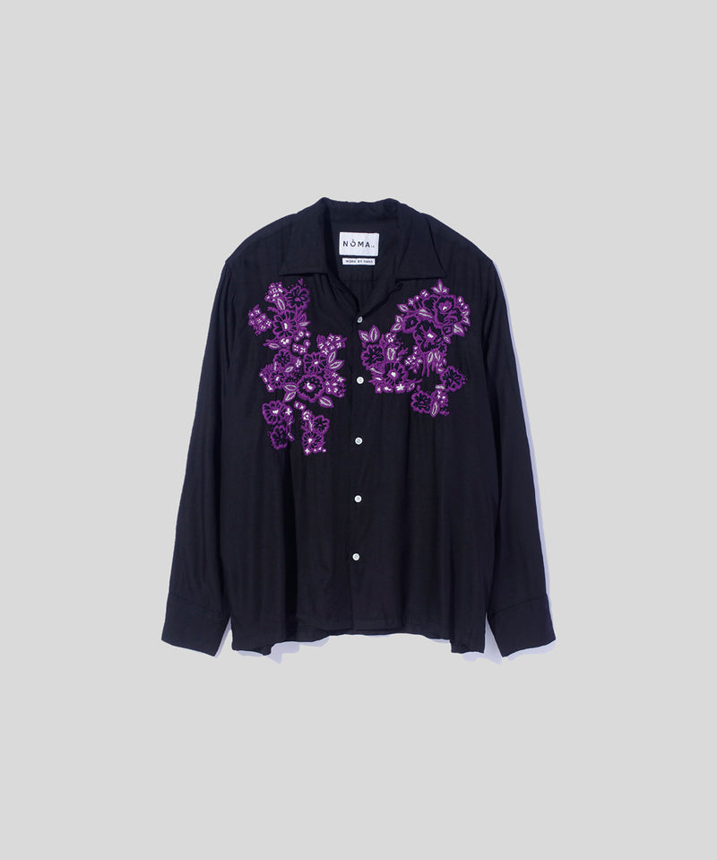 Floral Hand Embroidery Shirt