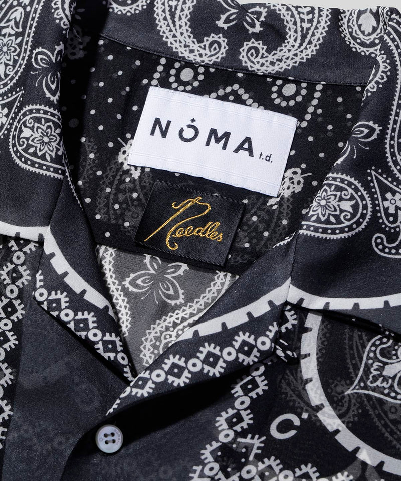 Silk Ciffon Open Collar Shirt (NOMA t.d. & NEEDLES)