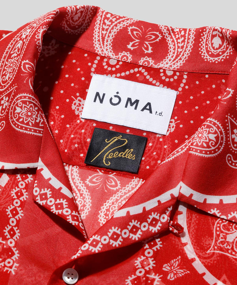 Silk Ciffon Open Collar Shirt (NOMA t.d. & NEEDLES)