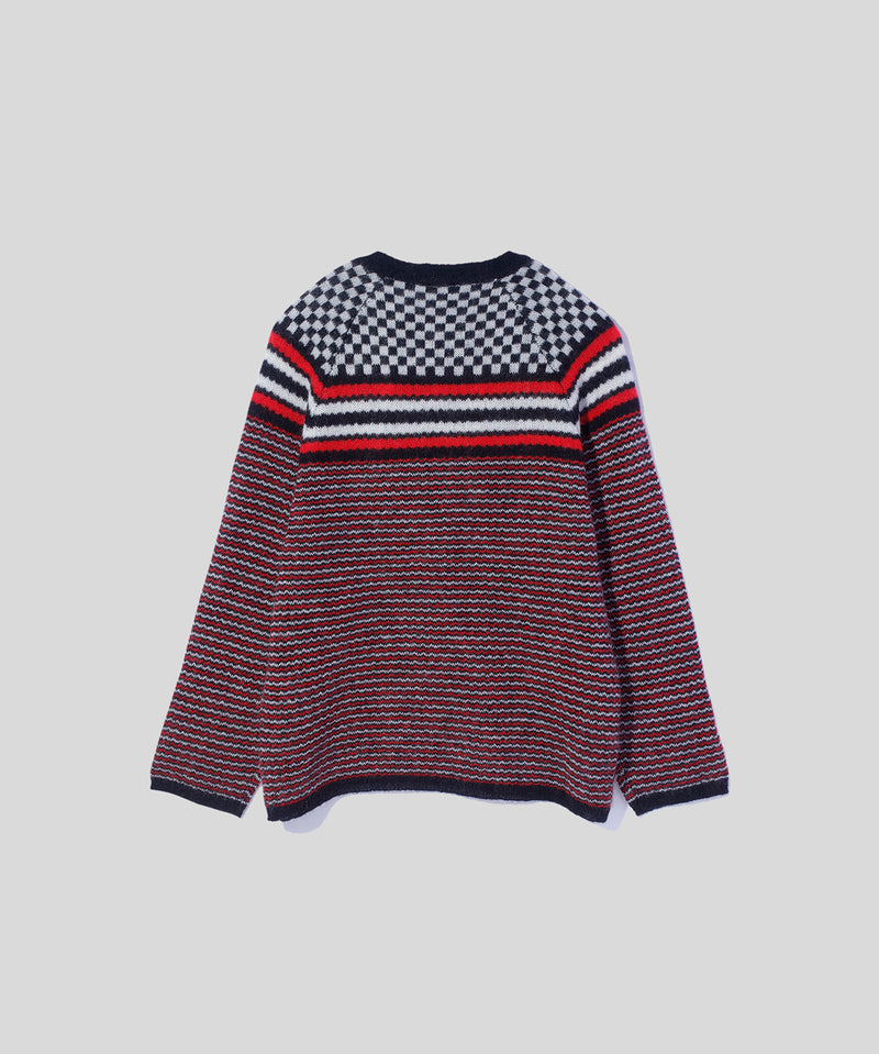 Checker & Stripe Sweater