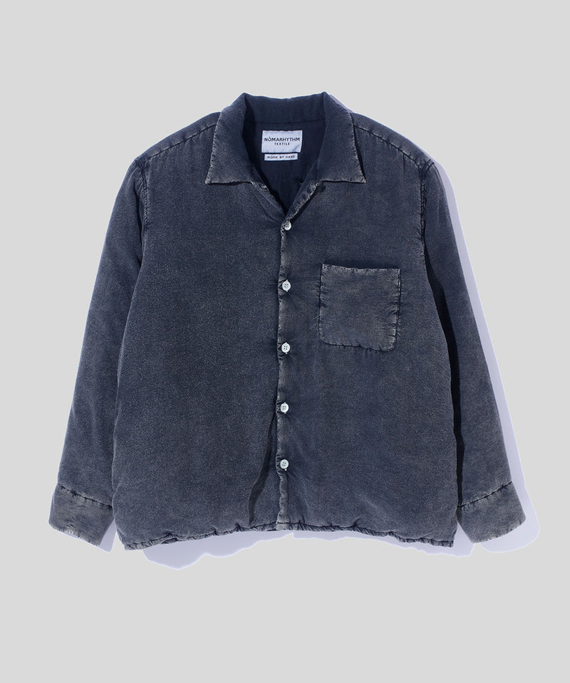 Hand Dye Puffer Shirt