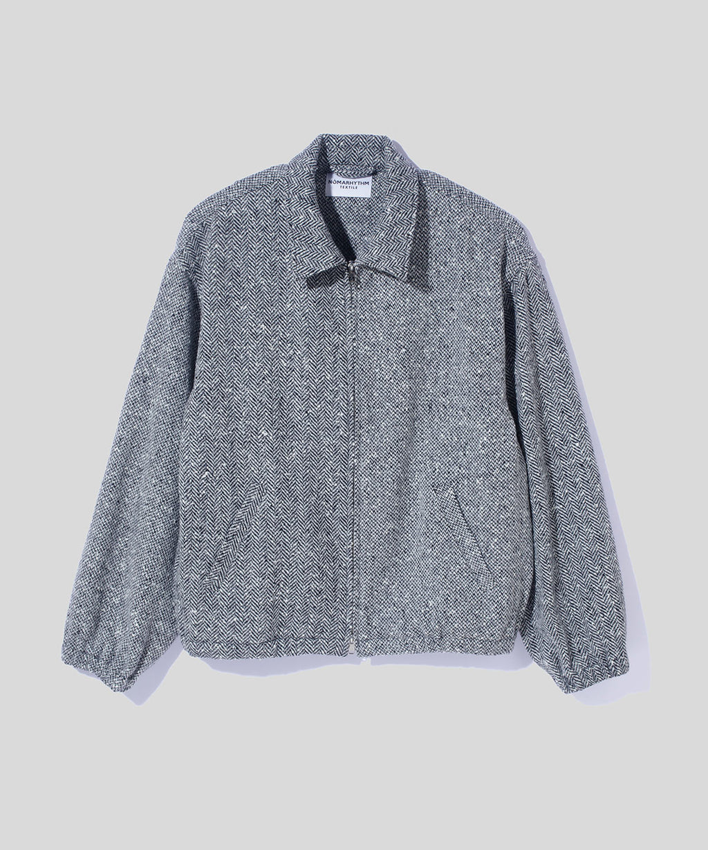 ジャケット・アウター Wool Silk Tweed blouson ALPACA WOOL SILK TWEED ZIP BLOUSON 3 - メルカリ