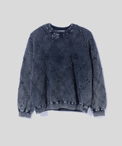 Hand Dye Diamond Twist Sweat