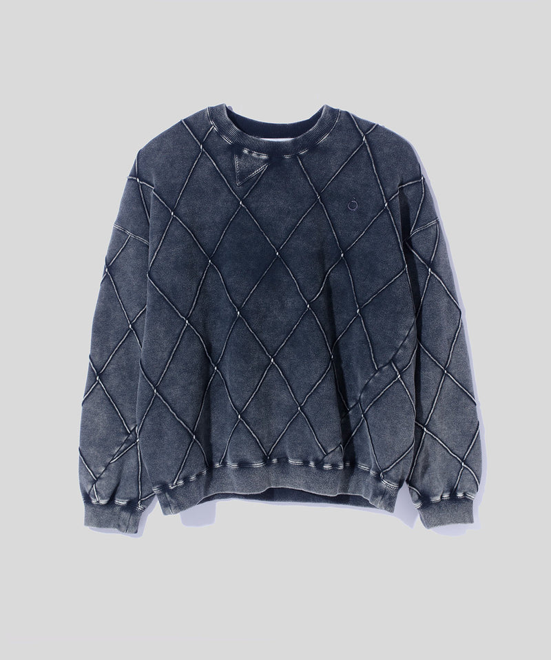 Hand Dye Diamond Twist Sweat