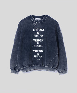 Hand Dye Danny Slogan Twist Sweat