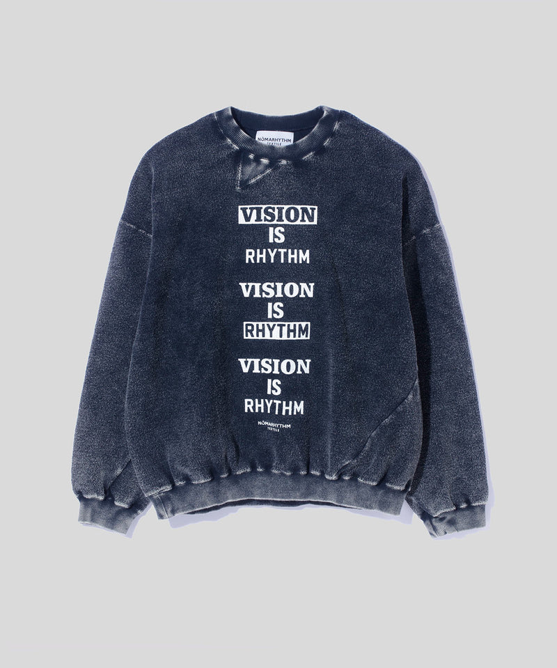 Hand Dye Danny Slogan Twist Sweat