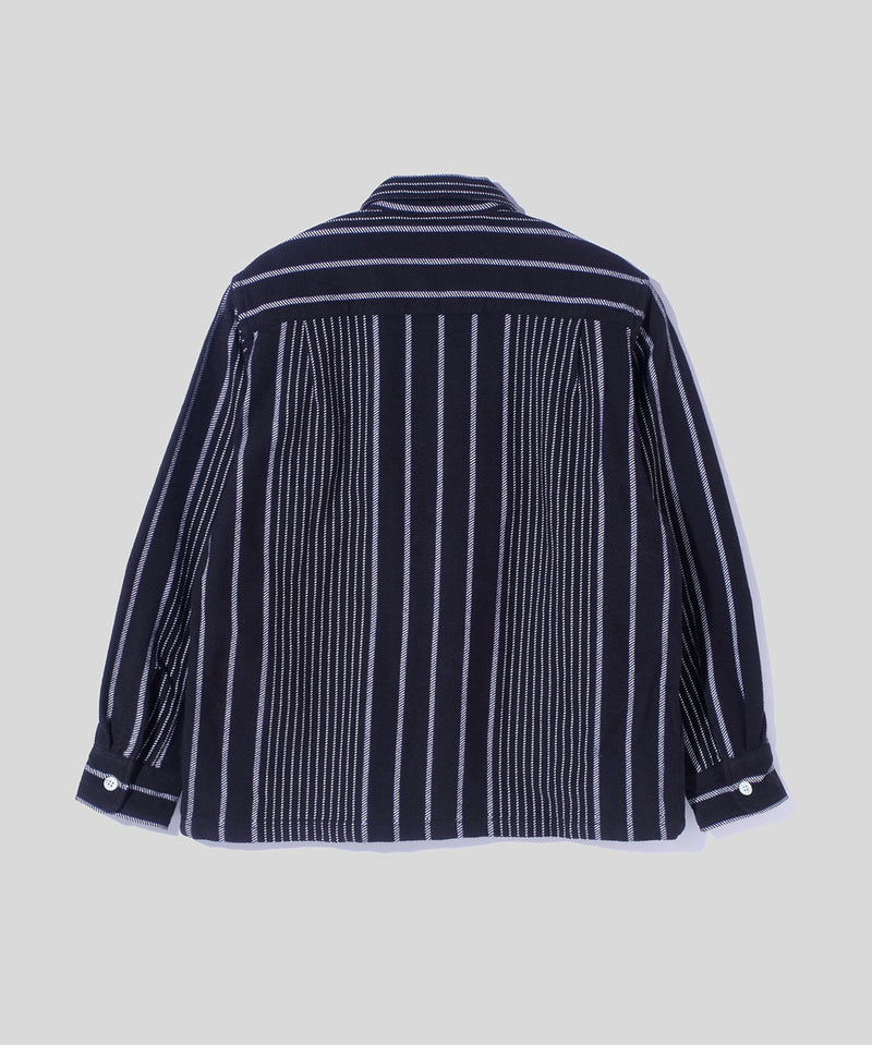 Stripe Shirt Jacket