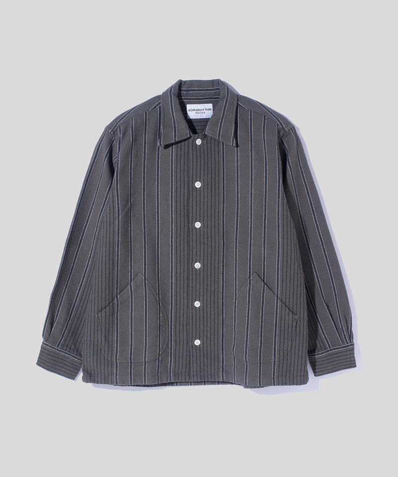 Stripe Shirt Jacket