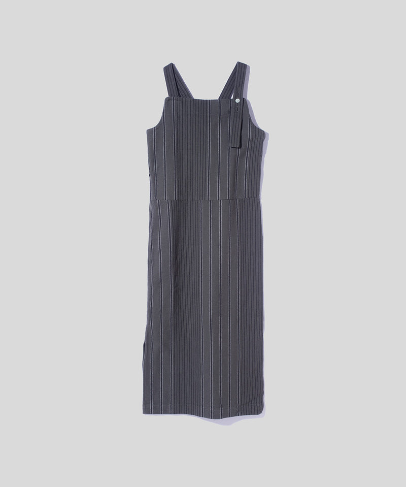 Stripe Apron Work Dress