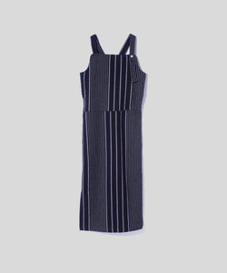 Stripe Apron Work Dress