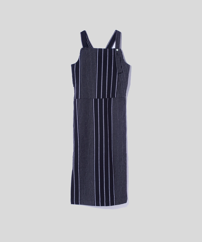 Stripe Apron Work Dress