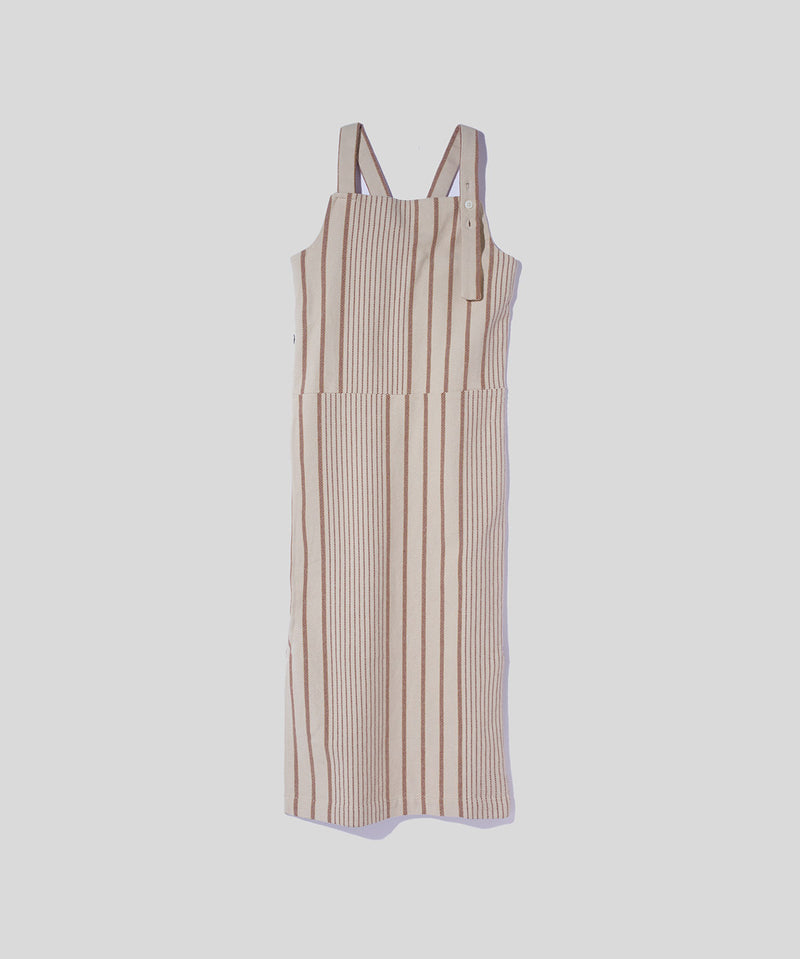 Stripe Apron Work Dress