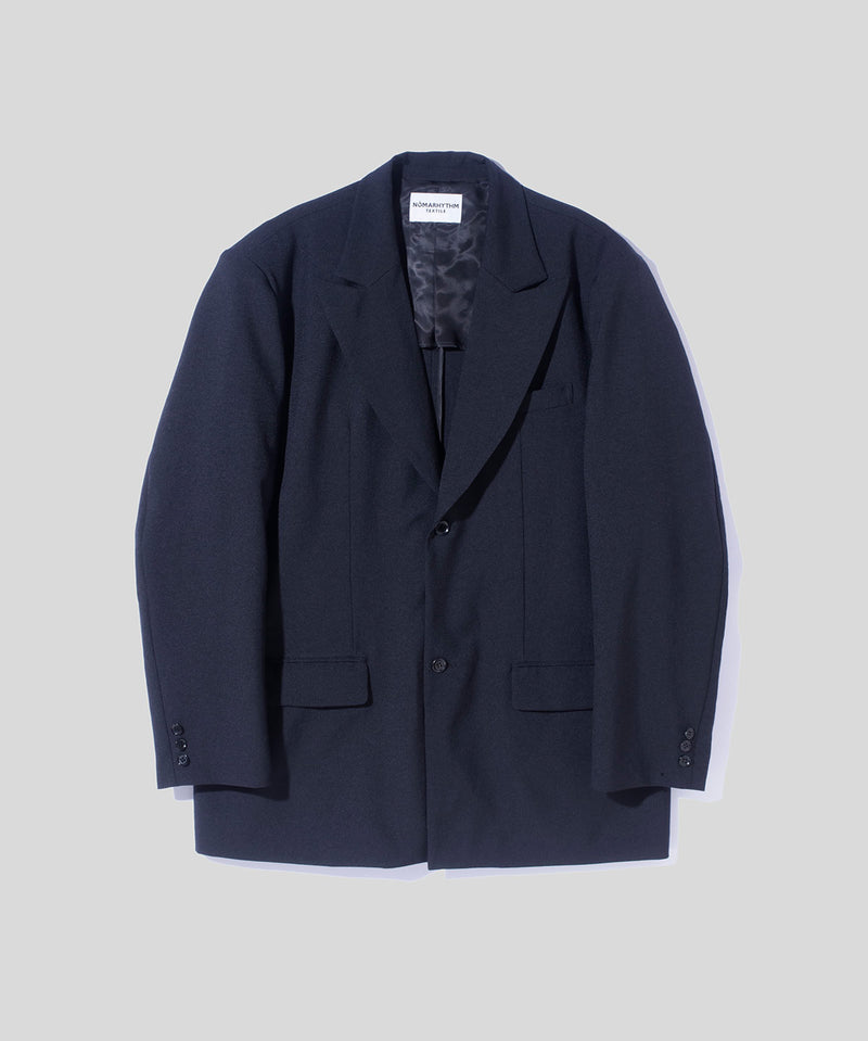 Wide Lapel Tailored Jacket