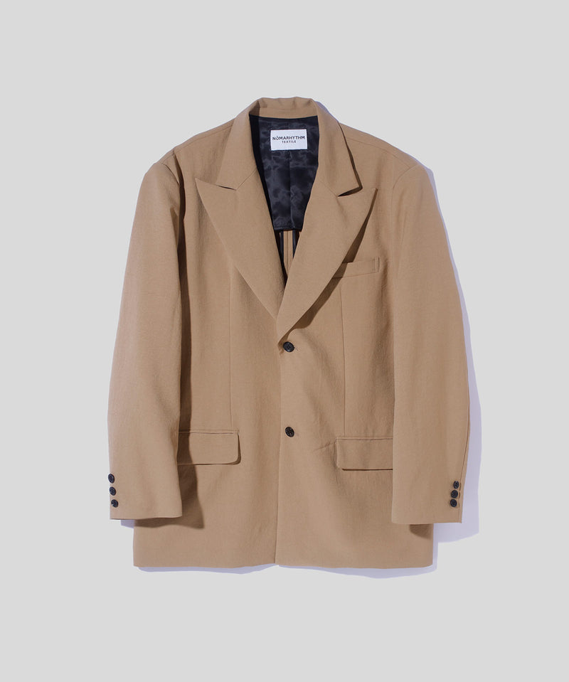 Wide Lapel Tailored Jacket