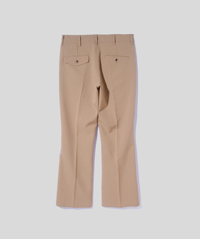 Boot Cut Center Press Trousers