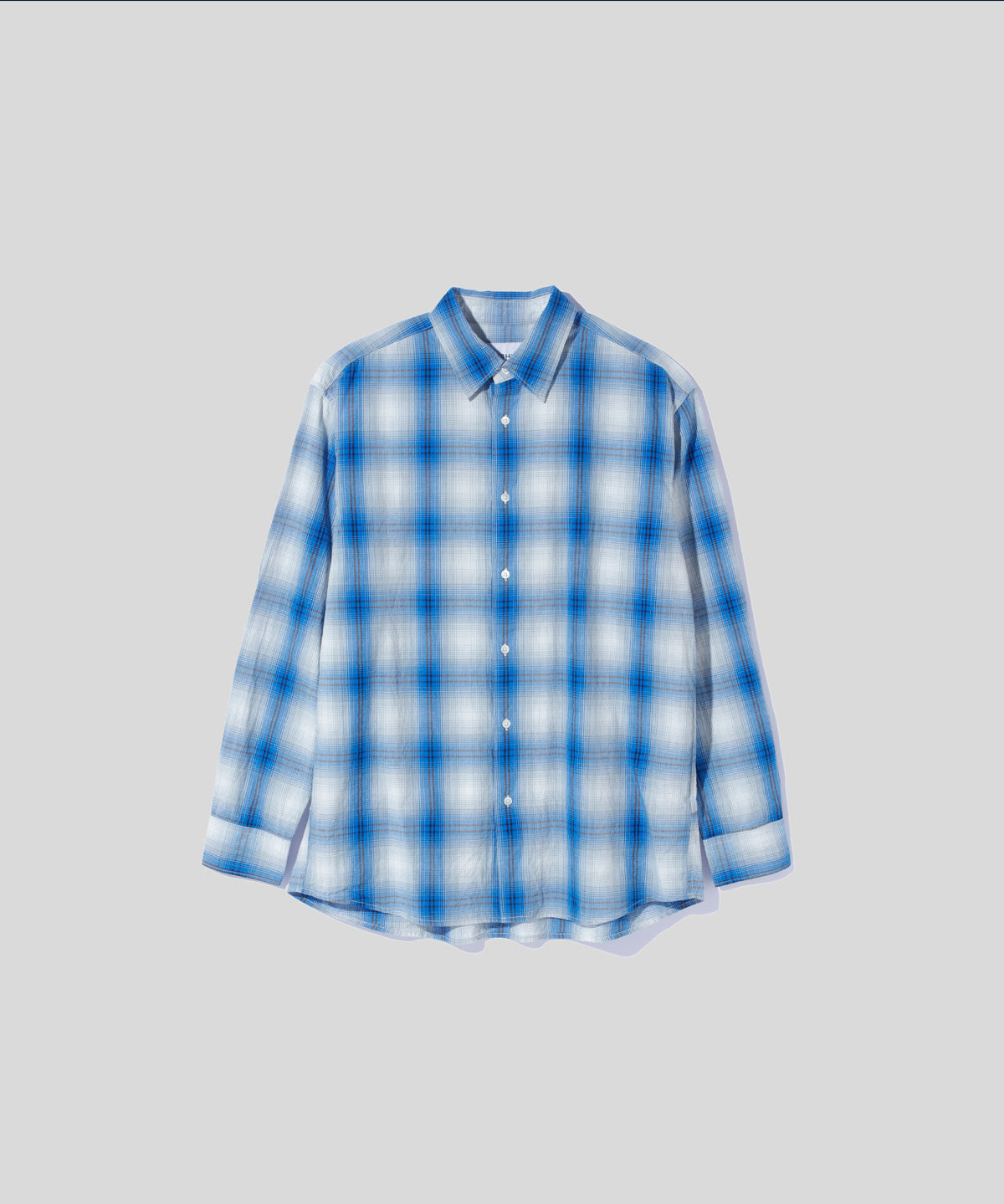 Ombre Plaid Shirt – NOMARHYTHM TEXTILE