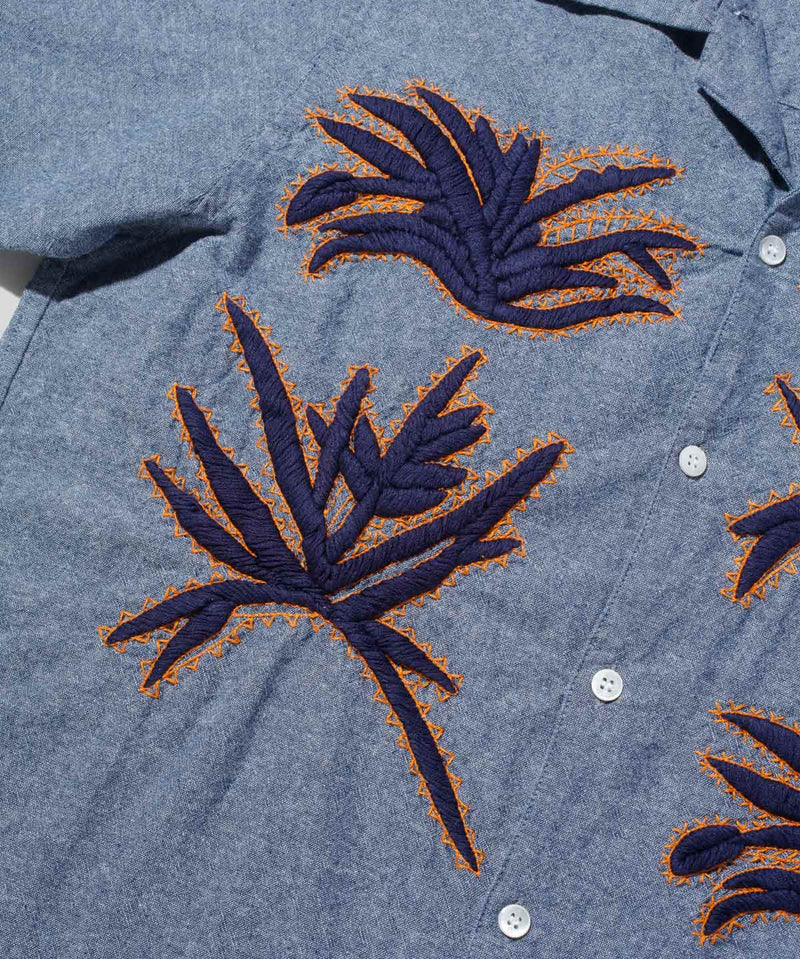 Cactus Hand Embroidery Shirt