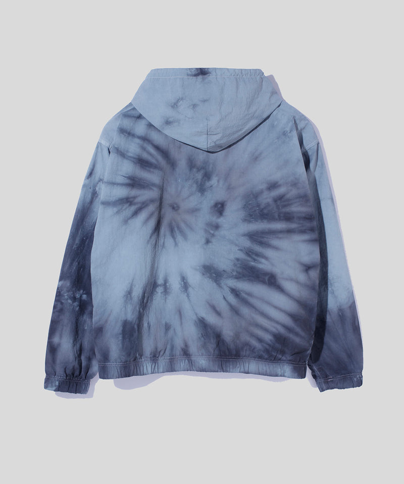 Tie Dye Nylon Zip Parka