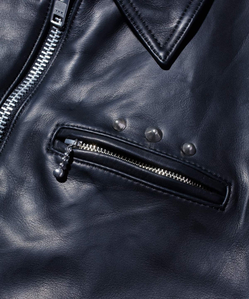 Hand Dyed Studded Riders Jacket