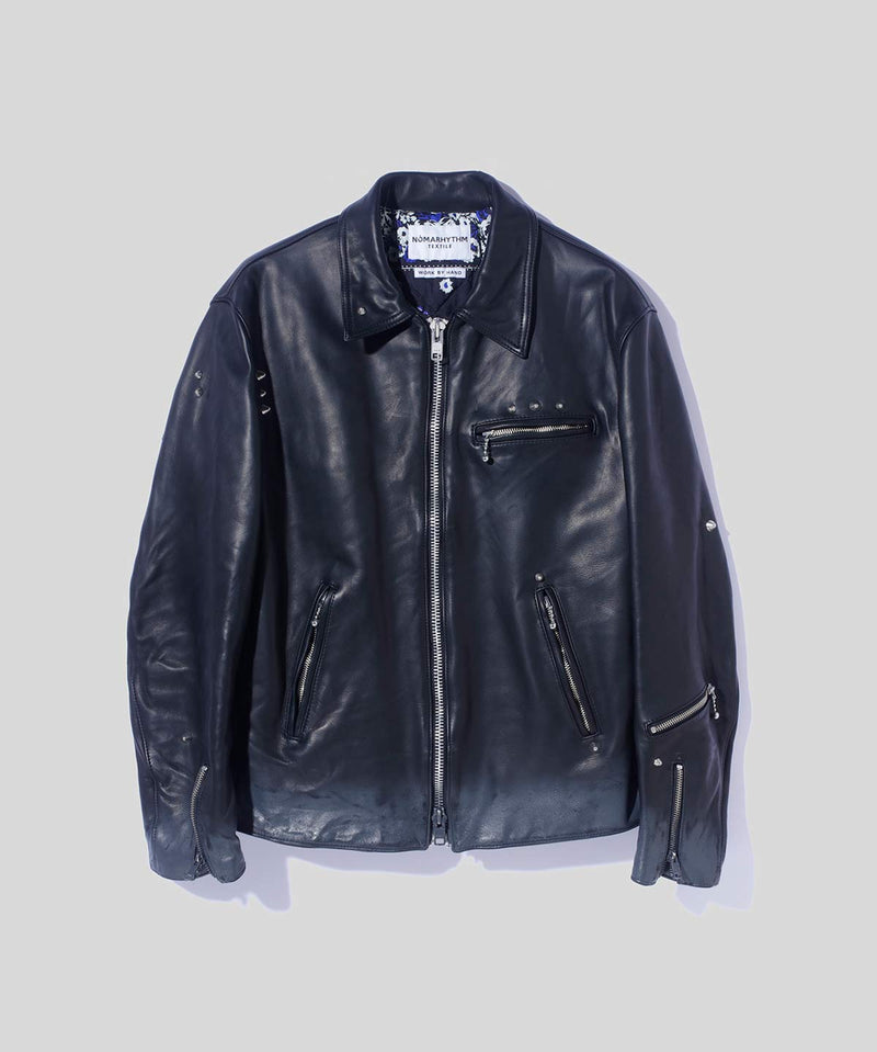 Hand Dyed Studded Riders Jacket