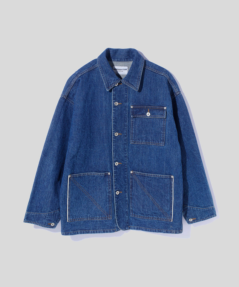 HERILL Nep denim Coverall jacket タグ付き Nep Denim Coverall Jacket Blue by HERILL | Couverture & The