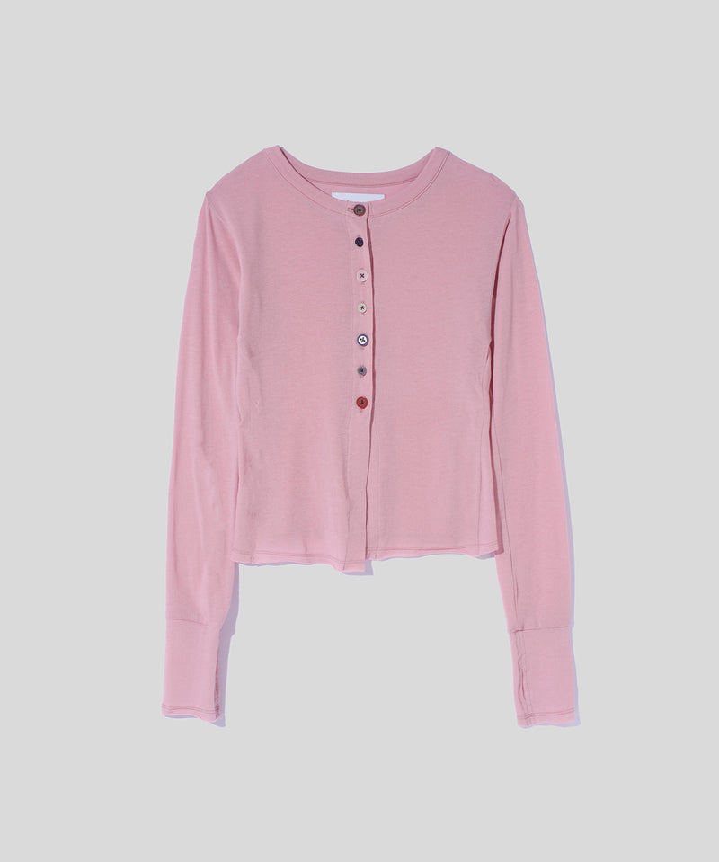 Multi Button Rib Cardigan