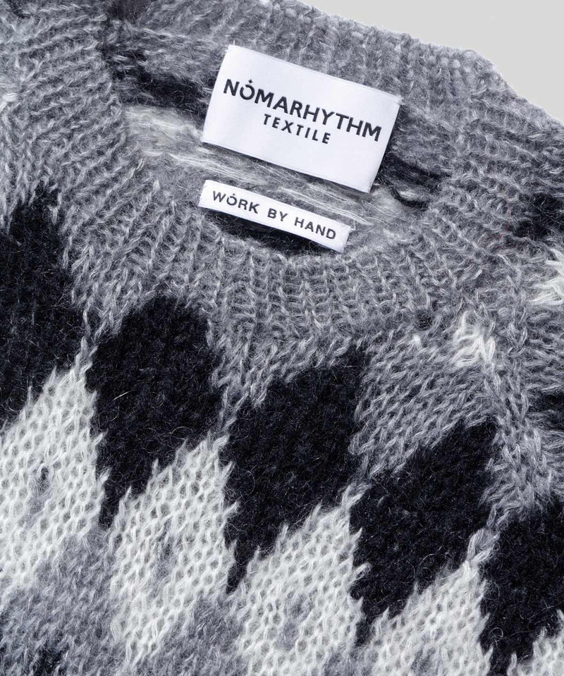 Hand Knit Snowflake Sweater