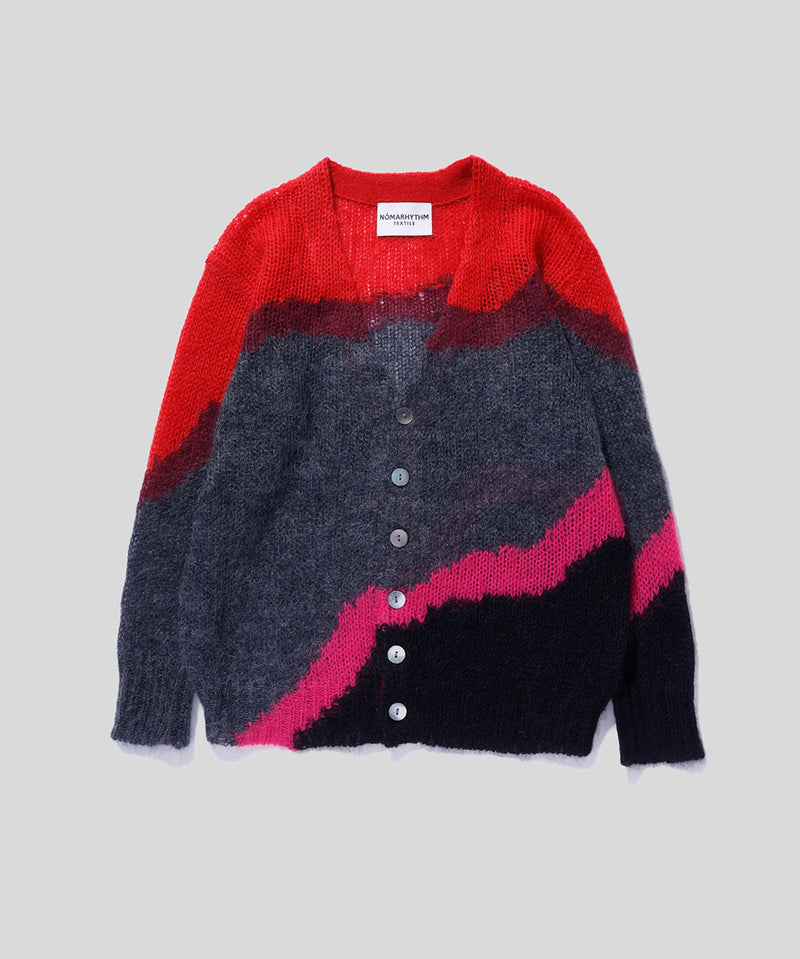 Multi Colour Mohair Cardigan