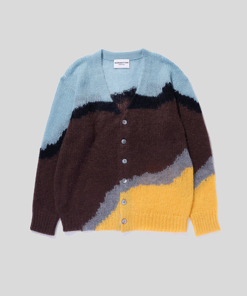 Multi Colour Mohair Cardigan