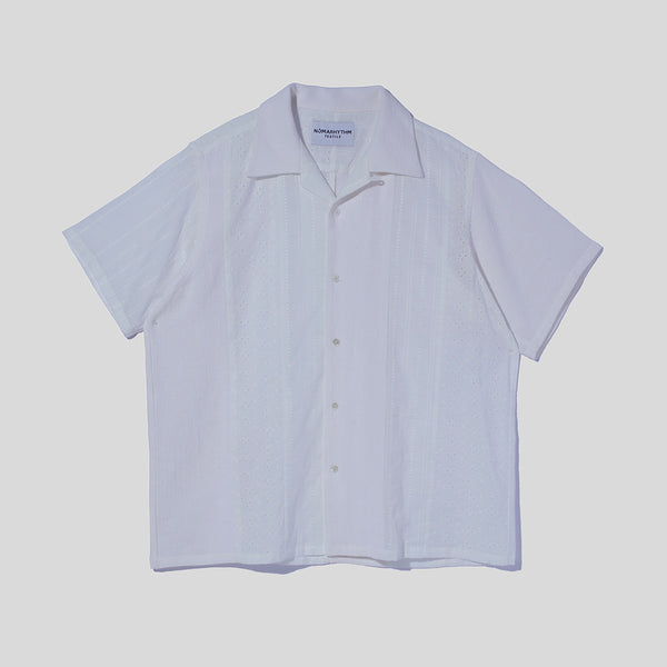 Lace Patchwork Shirt – NOMARHYTHM TEXTILE