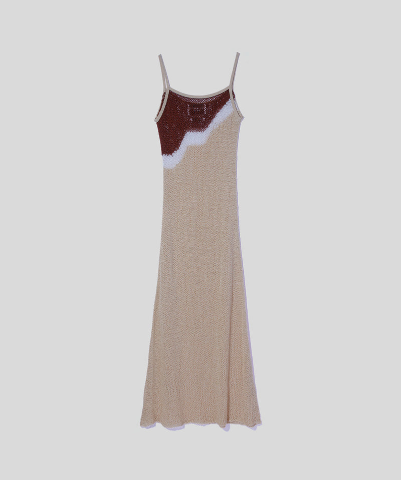Mesh Knit Slip Dress – NOMARHYTHM TEXTILE