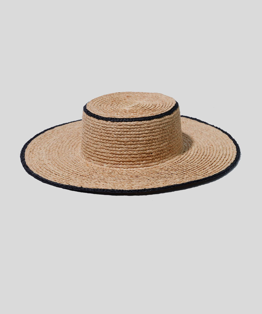 x Kijima Takayuki Raffia Trim Hat – NOMARHYTHM TEXTILE
