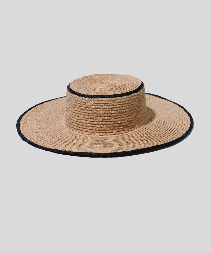 x Kijima Takayuki Raffia Trim Hat – NOMARHYTHM TEXTILE