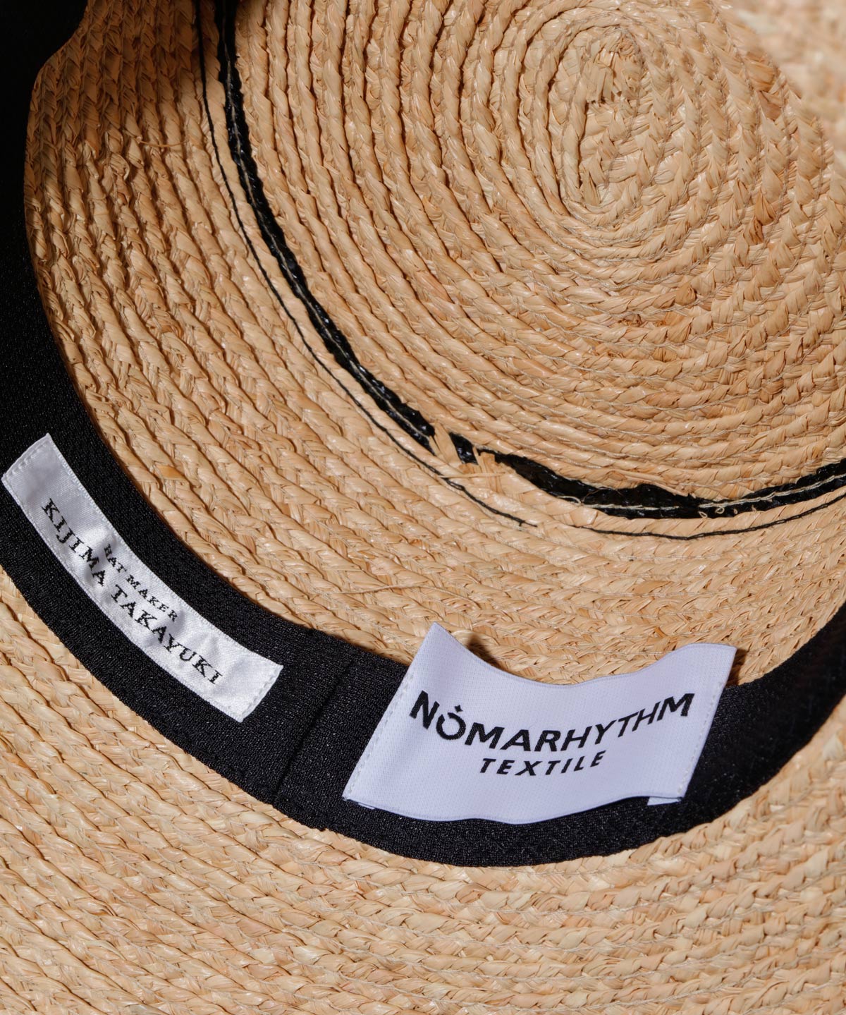 x Kijima Takayuki Raffia Trim Hat – NOMARHYTHM TEXTILE